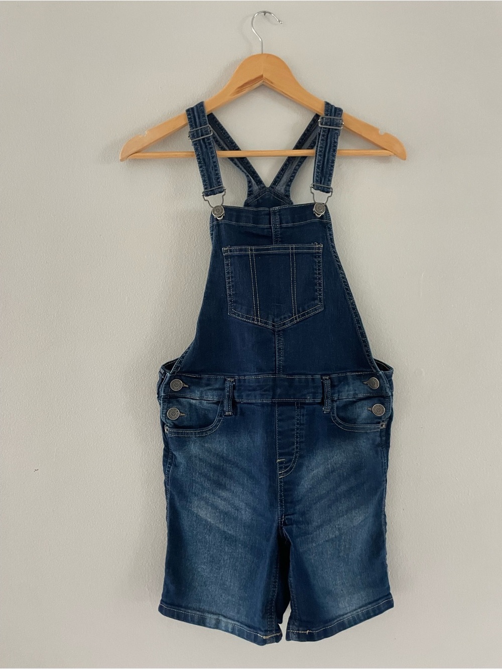 Kids Vigoss Dark Wash Denim Overalls